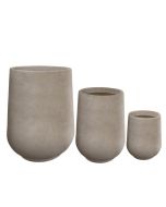 כד מעוצב דגם פיראוס צבע אבן 55x40 ס"מ